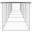 vidaXL Gallinero con techo acero galvanizado antracita 603x98x90 cm, , large indicador imagen numero 3