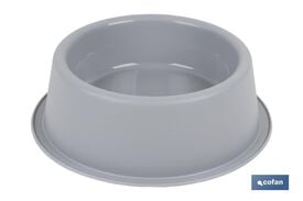 Cofan Pack 6 Unidades Comedero Gris para Mascotas