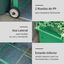 Outsunny Huerto Urbano Jardinera Elevada de Metal Cama de Jardín con Ruedas Asa Lateral y Estante Inferior para Cultivo Plantas Hortalizas Flores 104x39x80 cm Verde, , large indicador imagen numero 4