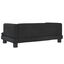 vidaXL Cama para perros de terciopelo negro 60x40x30 cm, , large indicador imagen numero 9