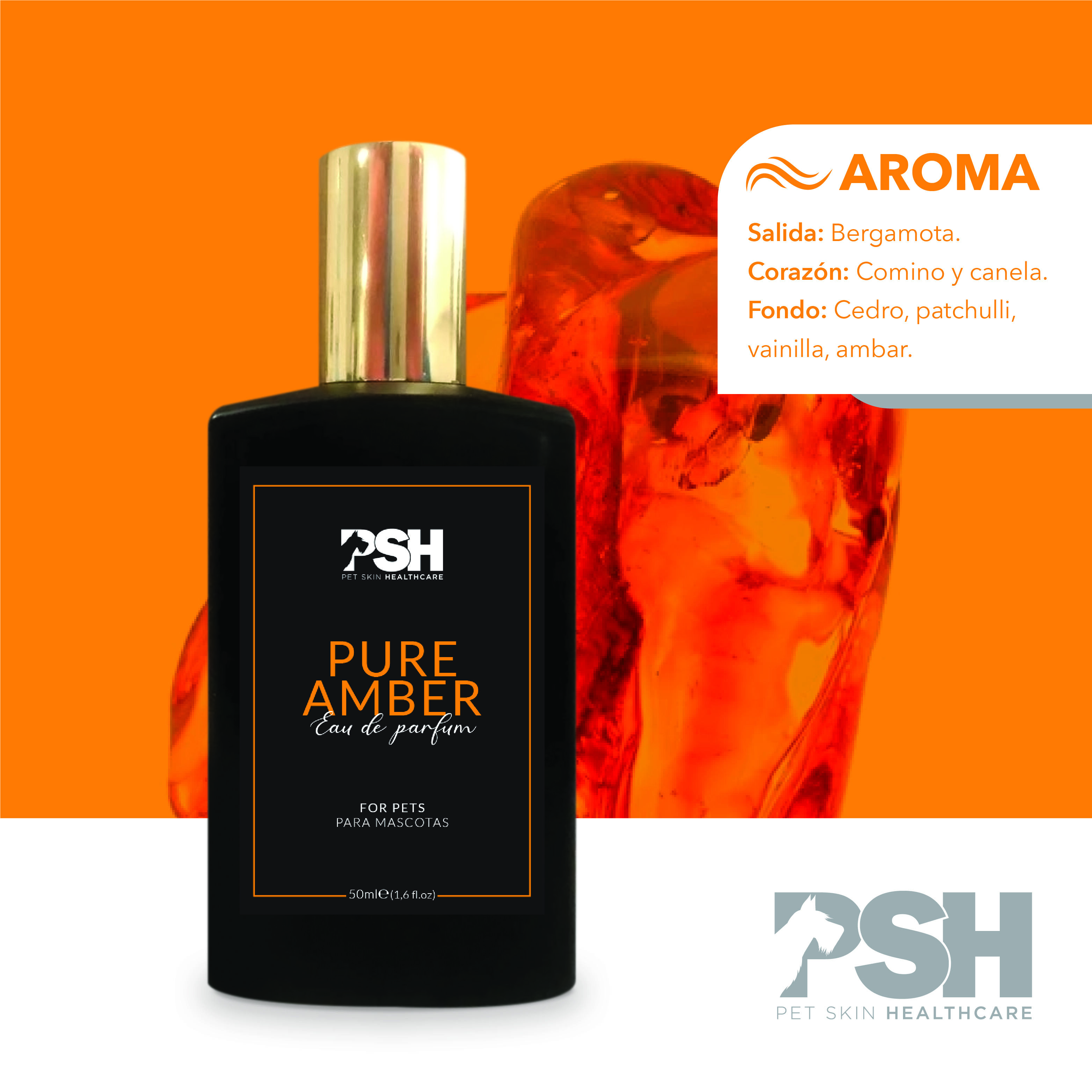 PSH Pure Amber Eau de Parfum 50 ml, , large Imagen numero 5