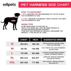 Edipets arnés ajustado y antitirones rojo para perros, , large image number null