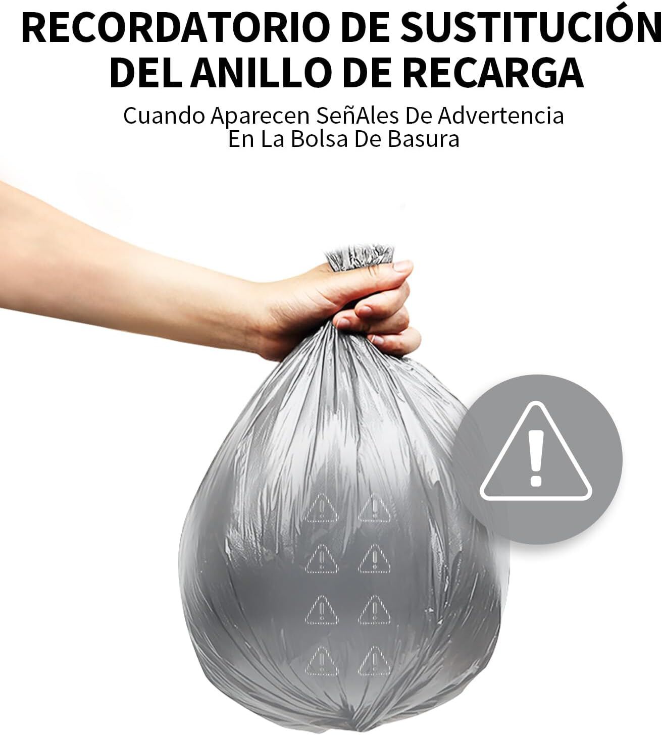 PETKIT Bolsas de residuos para caja de arena autolimpiante PUROBOT Ultra, 3 rollos de gran capacidad, bolsas desechables para el contenedor de la caja autolimpiante, , large Imagen numero 3