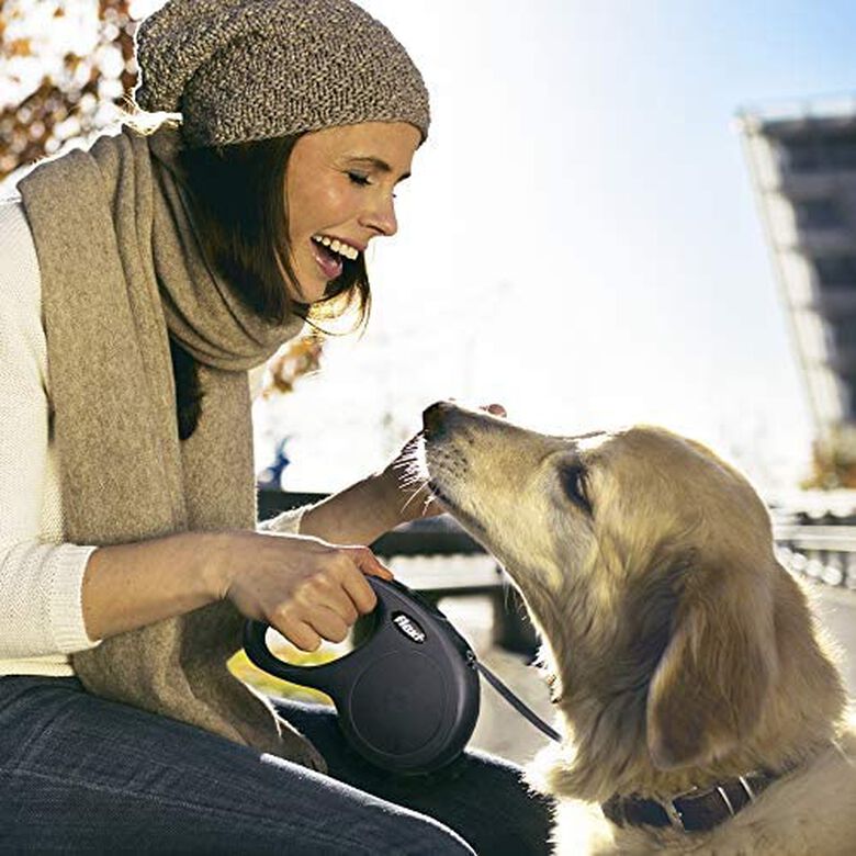 Flexi Classic Cinta Correa Roja Extensible para perros thumbnail