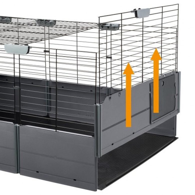 Ferplast jaula multipla open gris para roedores, , large image number null