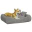 Vidaxl cama rectangular acolchada gris claro para mascotas, , large indicador imagen numero 8