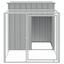 vidaXL Gallinero con corral acero galvanizado gris claro 110x405x110cm, , large indicador imagen numero 14