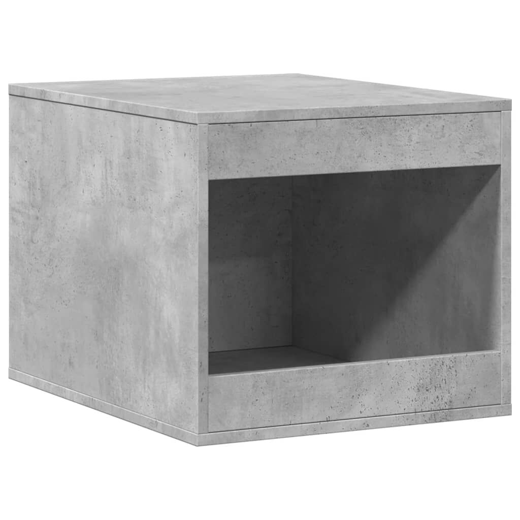 vidaXL Mueble arenero de gatos madera gris hormig&oacute;n 47x59x42 cm, , large Imagen numero 1