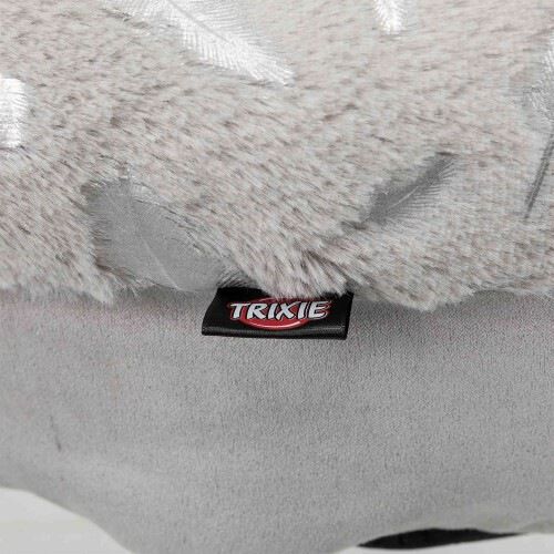 Trixie Feather Cama Redonda Gris para perros, , large Imagen numero 2