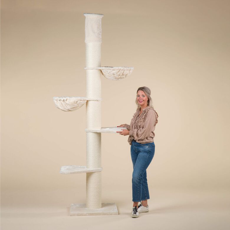 Rhrquality Radiador Maine Coon Tower Beige Para Gatos thumbnail