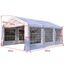 Pergola Outsunny para cochera color Blanco, , large indicador imagen numero 3
