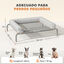 PawHut Cama Elevada Perros Gris Claro, , large indicador imagen numero 8