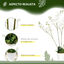 HOMCOM Phalaenopsis Artificiales Blanco, , large indicador imagen numero 4