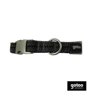 Gotoo Collar Tweed azul para perros