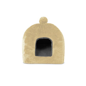 Gauty Cama Pelo  Beige y gris para Perros y Gatos
