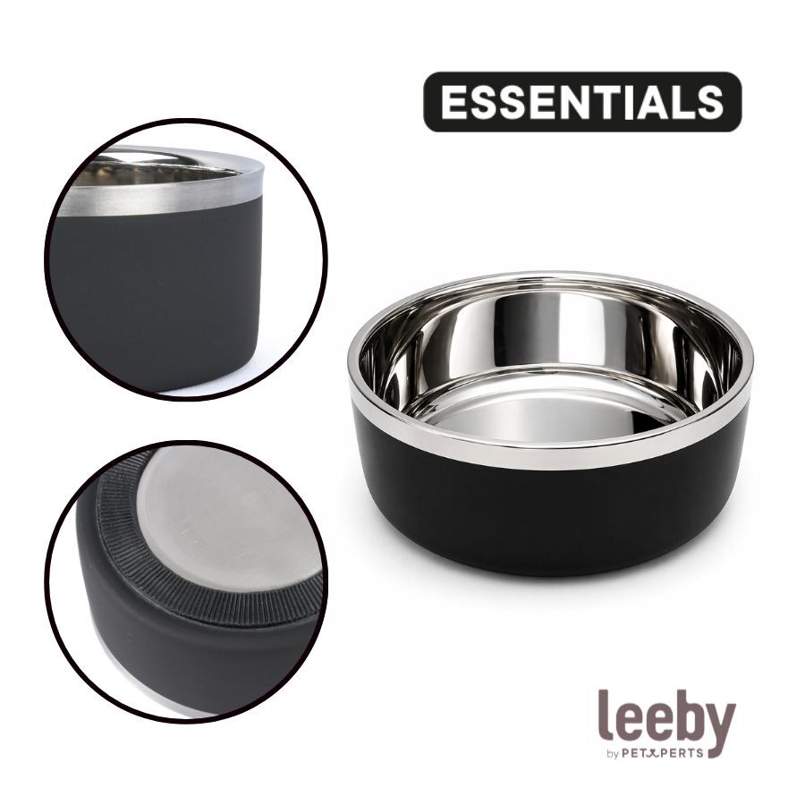 Leeby Comedero Acero Inoxidable para perros y gatos, , large Imagen numero 3