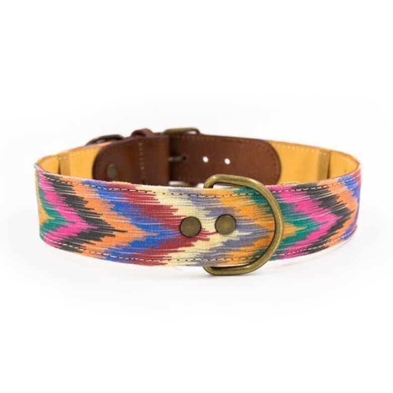 Collar Zoe hecho a mano para perros color Multicolor, , large image number null
