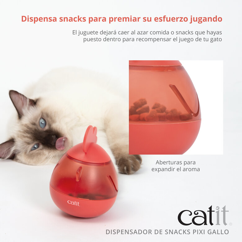 Dispensador de snacks para gatos Catit PIXI gallo, , large image number null