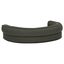 Vidaxl sofá acolchado ovalado con cojín gris oscuro para perros, , large indicador imagen numero 7