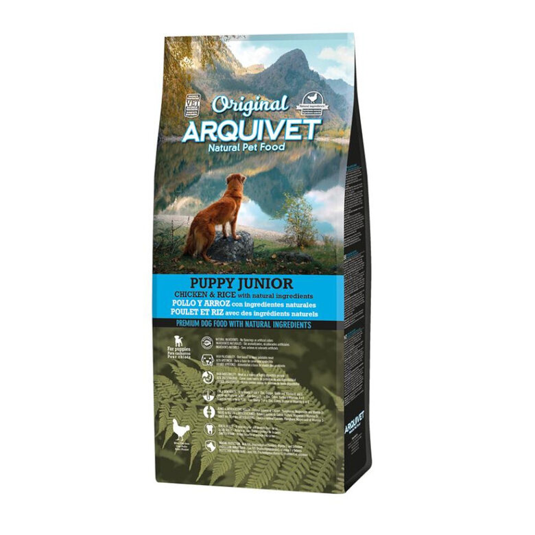 Arquivet Puppy Junior Original Pollo y Arroz pienso para perros, , large image number null