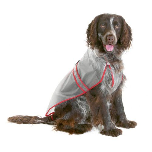 Flamingo impermeable transparente para perros Imagen numero 1