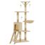 VidaXL Rascador con poste de sisal para gatos color Beige, , large indicador imagen numero 2