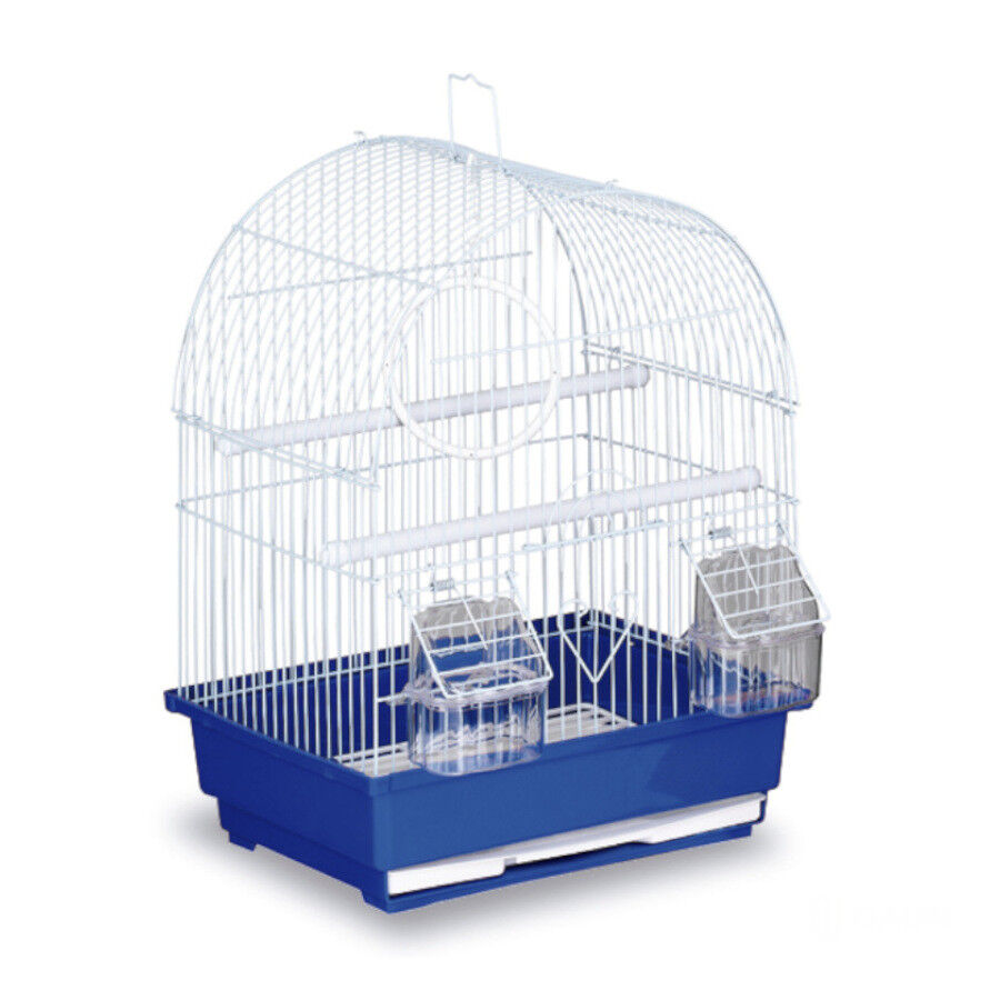 TK Pet Jaula azul con techo abierto para canario flauta, , large Imagen numero 1