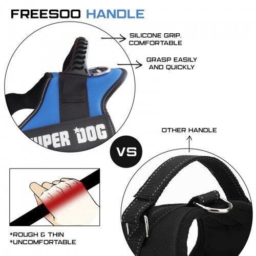 Edipets arnés ajustable y antitirones azul para perros thumbnail