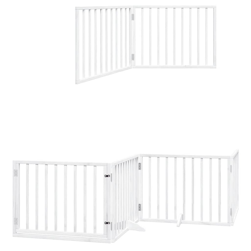 Vidaxl Puerta para Perros Plegable Paneles Puerta para Mascotas Madera de &Aacute;lamo, , large Imagen numero 8