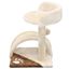 Rascado con poste de sisal para gatos color Beige y Marrón, , large indicador imagen numero 4
