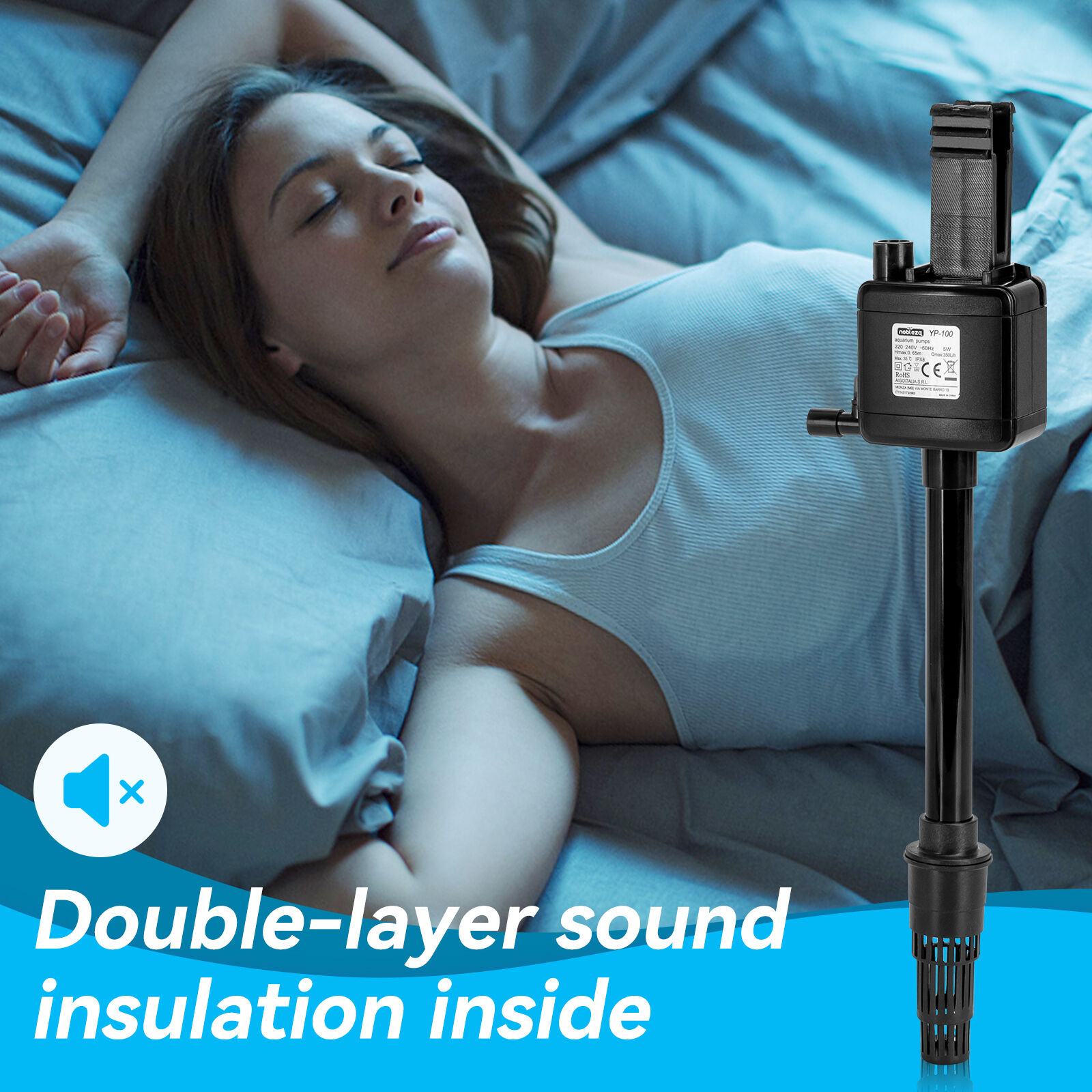 Nobleza Bomba Sumergible con Oxigenación para acuarios thumbnail