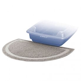 Alfombrilla WC PAWISE 60x36 cm Gris