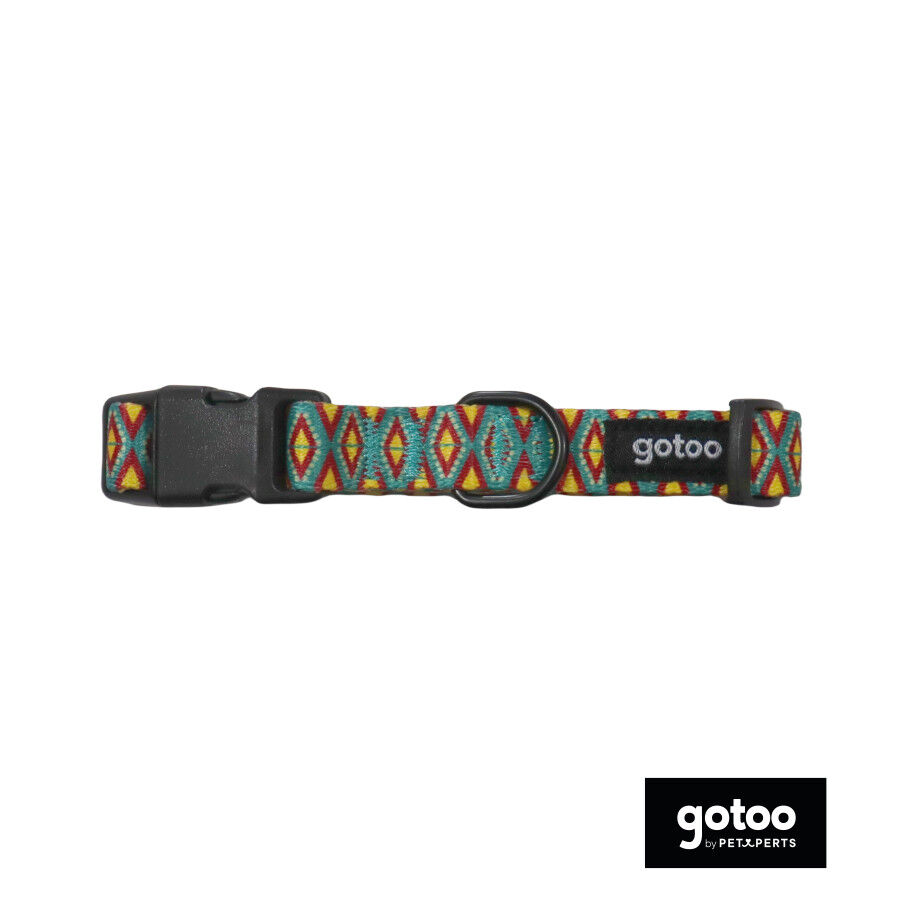 Gotoo Collar estampado geom&eacute;trico para perros, , large Imagen numero 2