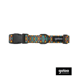 Gotoo Collar estampado geométrico para perros
