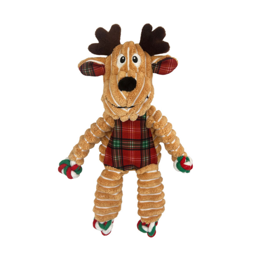 Kong Holiday Floppy Knots Reno de peluche para perros, , large Imagen numero 1