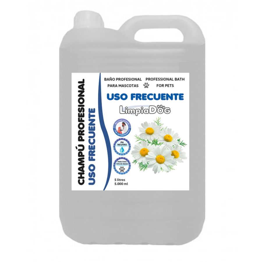 LIMPIADOG Champu para Perros Pelo Muy Sucio Uso frecuente 5 Litros, , large Imagen numero 2