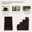 PawHut Escalera para Perros Café Oscuro, , large indicador imagen numero 5
