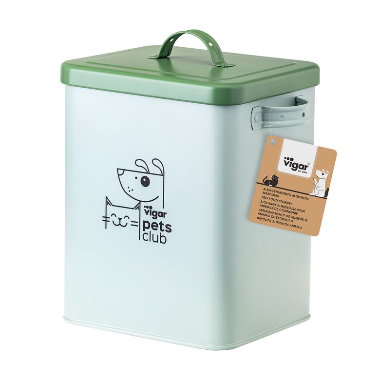 Vigar Pets Club Contenedor de metal pequeño para perros thumbnail