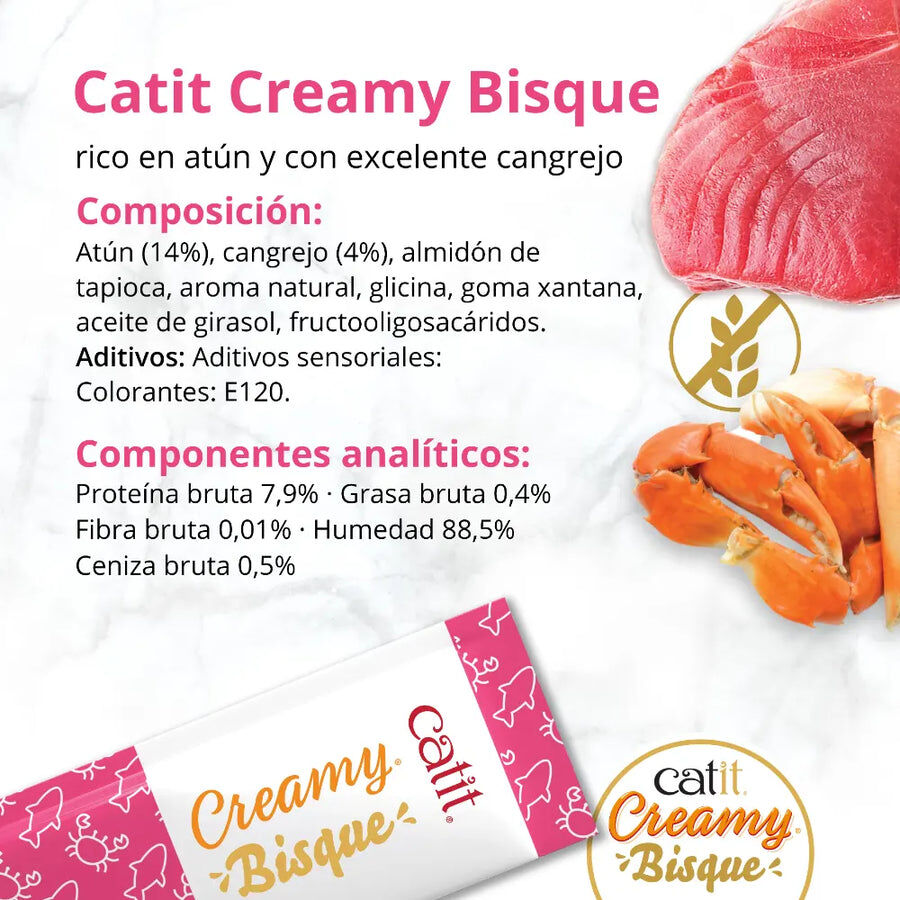 Catit Creamy Bisque con At&uacute;n, , large Imagen numero 2