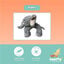 Tootoy! Elefante Mordedor de Peluche para cachorros, , large indicador imagen numero 3