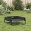 vidaXL Cama elevada para perros tela oxford y acero gris antracita, , large indicador imagen numero 3