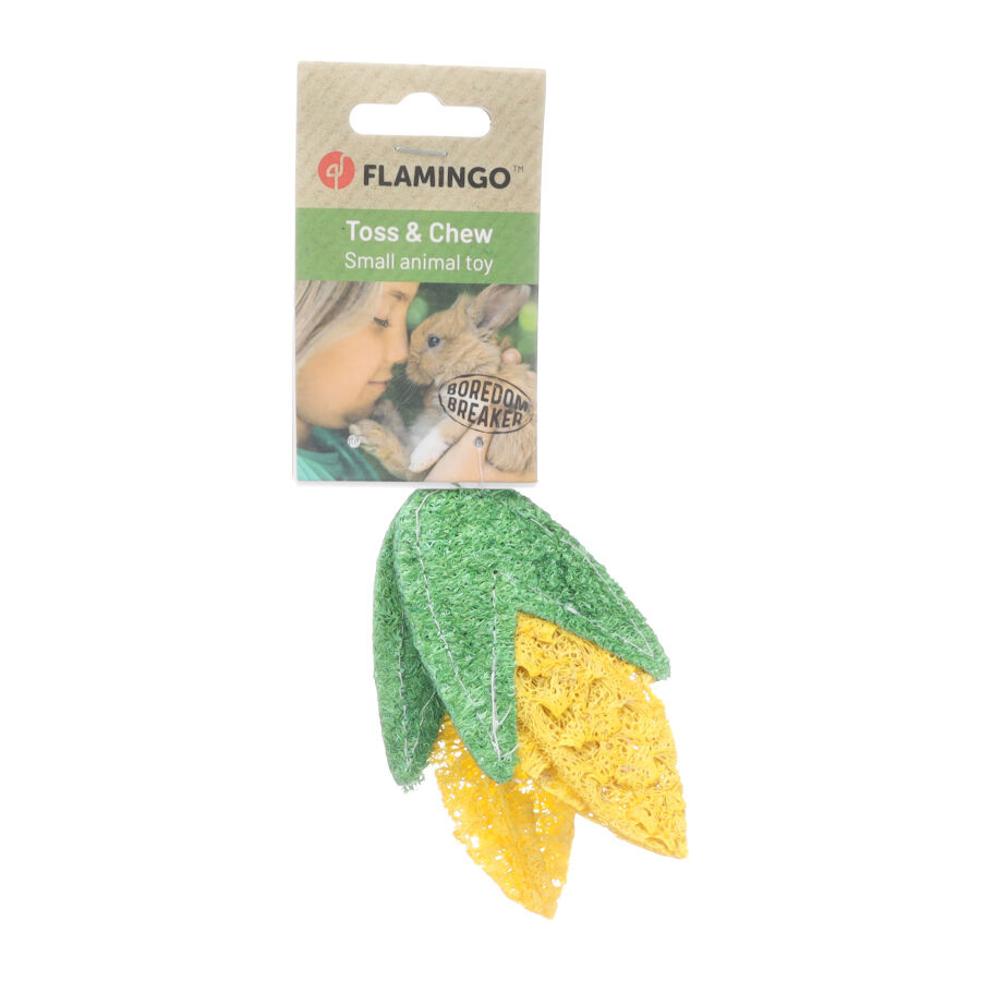 Flamingo Kanda Amarillo y Verde juguete para roedores thumbnail