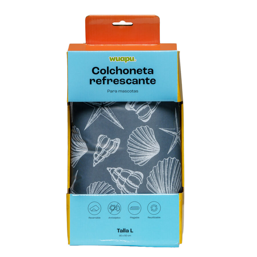 WUAPU COLCHON GEL REFRESH 90x50 INDICO, , large Imagen numero 3