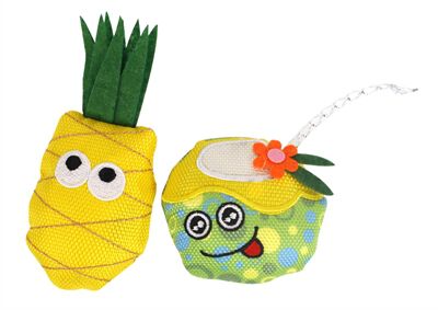 FOFOS | Peluche Jugo y Pi&ntilde;a con Catnip (Colecci&oacute;n Verano) - Para Gato, , large Imagen numero 2