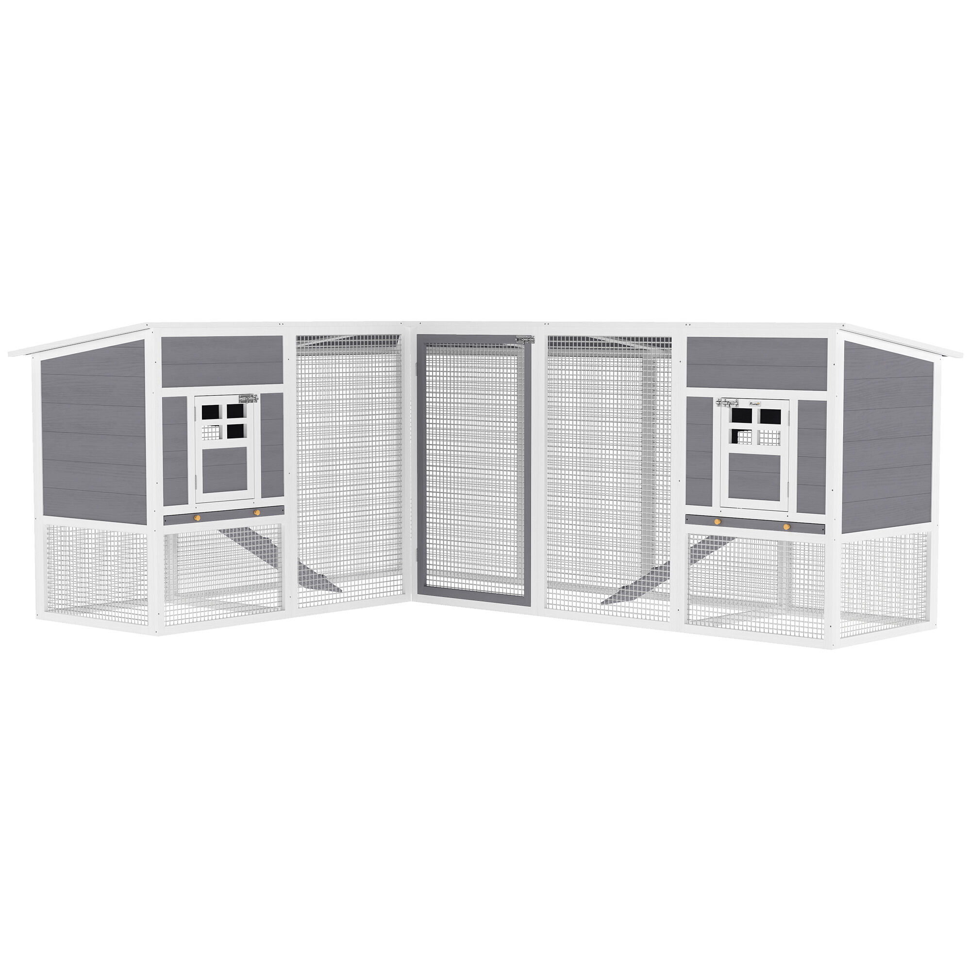 PawHut Gallinero Gris, , large Imagen numero 1