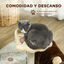 PawHut Árbol para Gatos Marrón Oscuro, , large indicador imagen numero 5