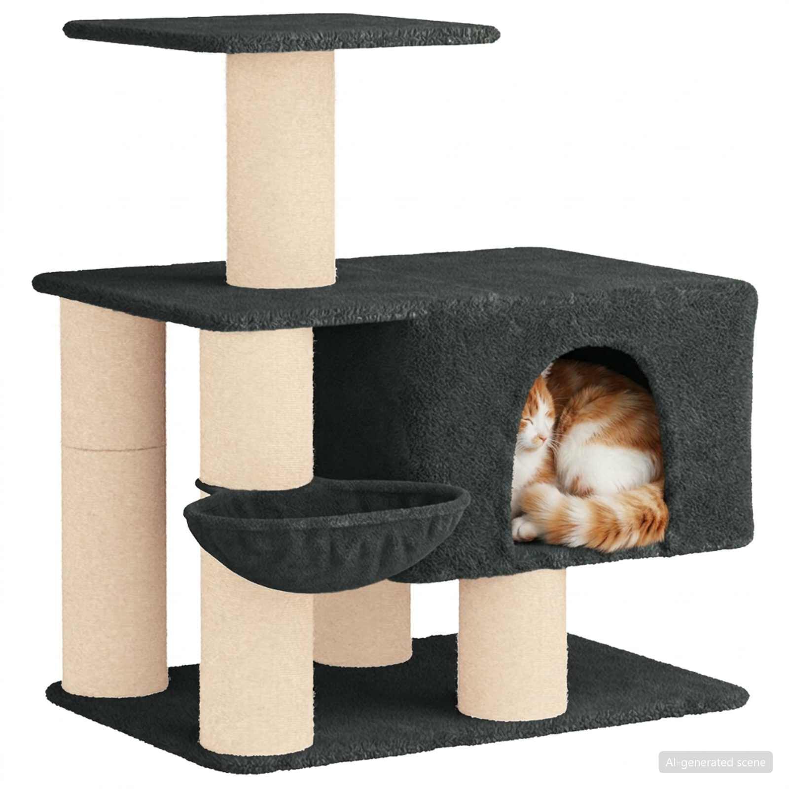 vidaXL &Aacute;rbol para gatos con postes de sisal &Aacute;rbol rascador Muebles Gatos Condo, , large Imagen numero 3