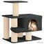 vidaXL &Aacute;rbol para gatos con postes de sisal &Aacute;rbol rascador Muebles Gatos Condo, , large indicador imagen numero 3