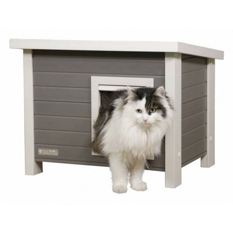 Caseta Kerbl para gatos color Gris thumbnail