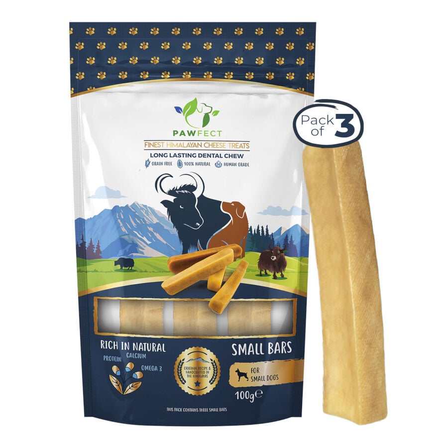 Pawfect Masticables dentales de queso del Himalaya para perros